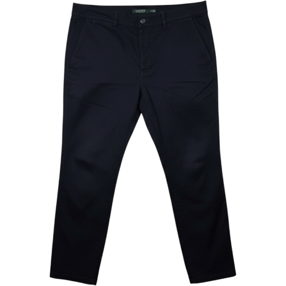 Lauren Ralph Lauren Navy Blue Chino Pants Slim Fit Size 12 Stretch Cotton